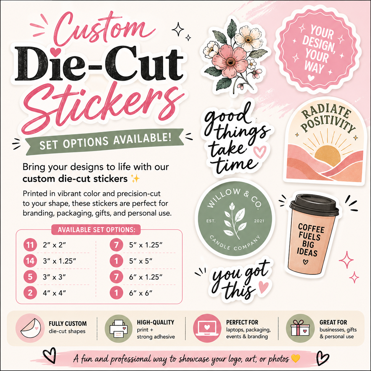 Custom Die Cut Stickers