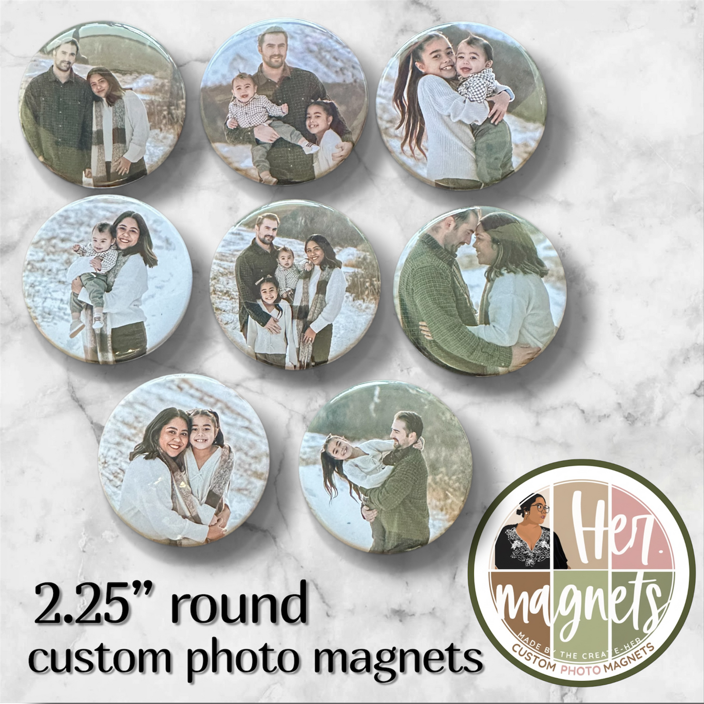 CIRCLE | Custom Photo Magnets