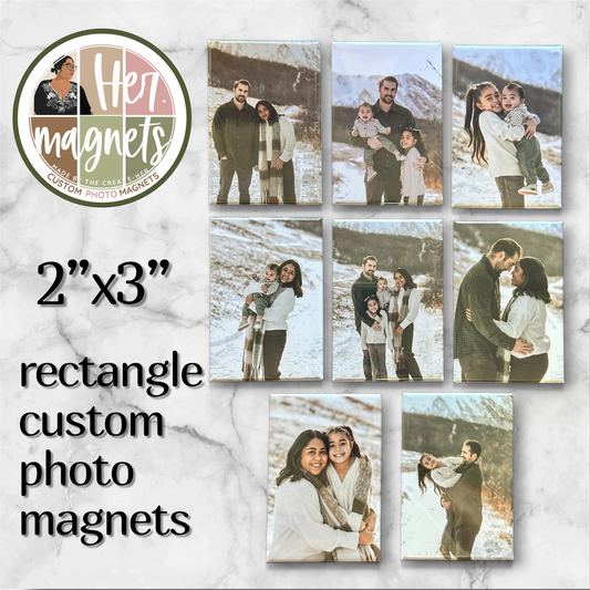 RECTANGLE | Custom Photo Magnets