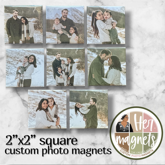 SQUARE | Custom Photo Magnets