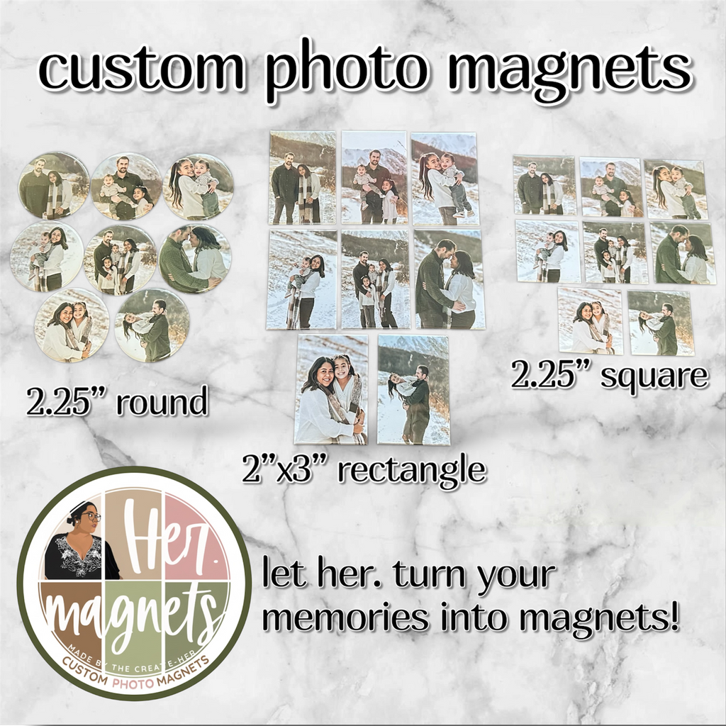 RECTANGLE | Custom Photo Magnets