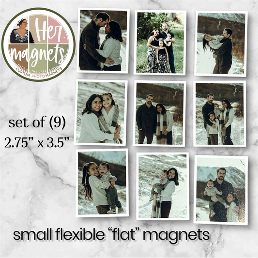 Flat Flexible Custom Photo Magnets